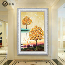 走廊尽头挂摇钱树画好吗（走廊尽头挂摇钱树画好吗风水好吗）